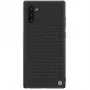 Nillkin Samsung Galaxy Note 10 Capa rígida texturada Frosted Shield preta