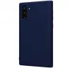 Capa de proteção com revestimento de borracha Nillkin para Samsung Galaxy Note 10 azul