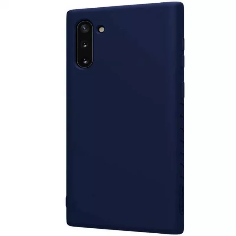 Capa de proteção com revestimento de borracha Nillkin para Samsung Galaxy Note 10 azul