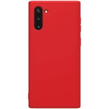 Capa de proteção revestida a borracha Nillkin para Samsung Galaxy Note 10 vermelha