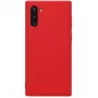 Capa de proteção revestida a borracha Nillkin para Samsung Galaxy Note 10 vermelha