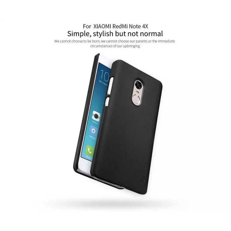 Capa Nillkin Super Frosted Shield para Xiaomi Redmi Note 4 / Note 4X - vermelho