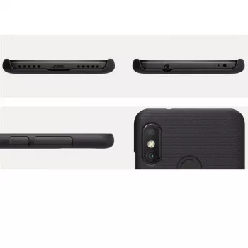 Capa Nillkin Super Frosted Shield preta para Xiaomi Redmi Note 6 Pro