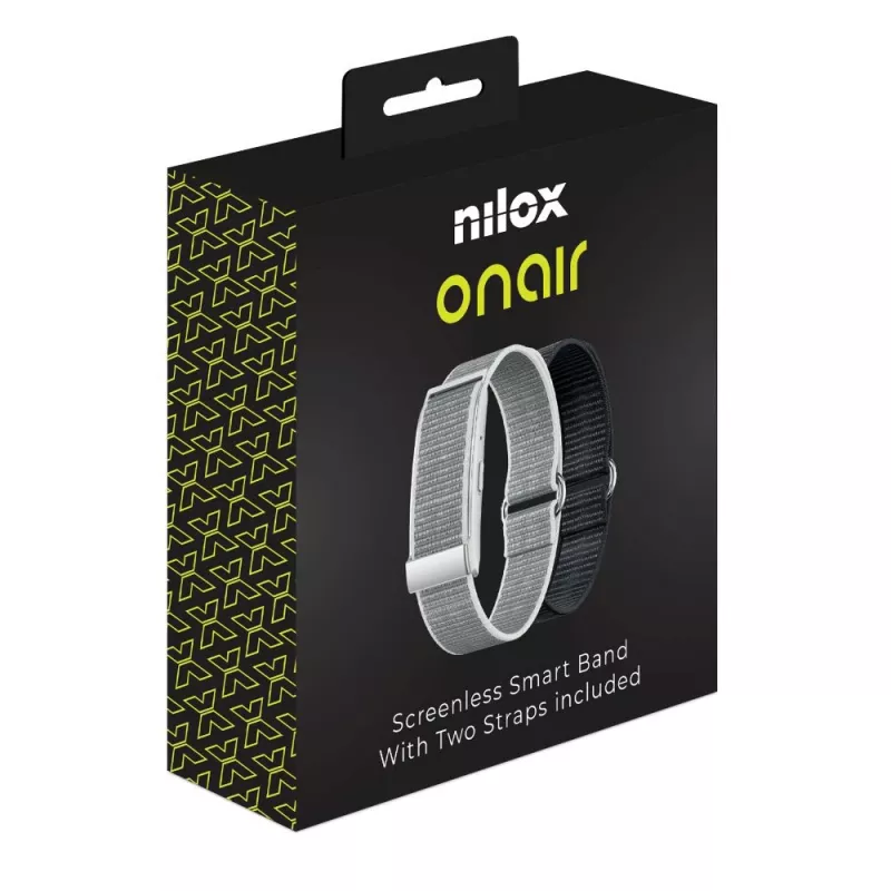Nilox OnAir Pulseira Screenless Prateada/Preta