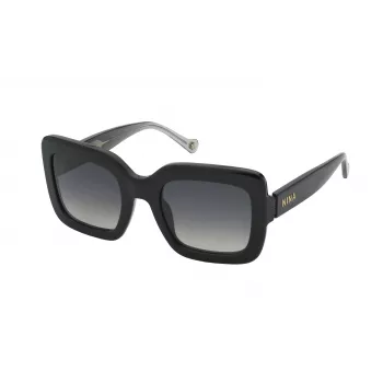 NINA RICCI Óculos de sol de mulher Cat-Eye SNR322-530700 Havana/Castanho Degradê 53mm