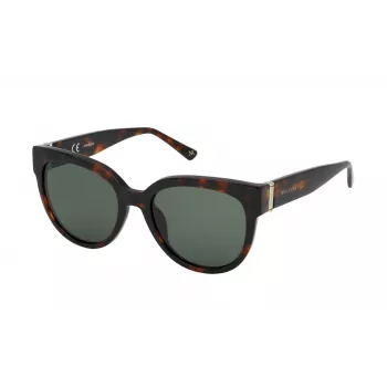 Óculos de sol de mulher NINA RICCI SNR2615409AT borboleta olho de gato castanho Havana 54mm