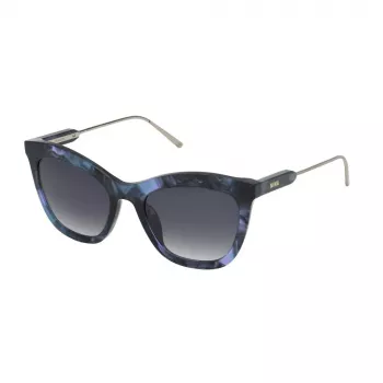 Óculos de sol de mulher NINA RICCI SNR300-5209MC armação borboleta Brown Havana UV400