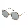 NINA RICCI Óculos de sol de mulher SNR304-598FEX Castanho/Dourado Borboleta Cat-Eye