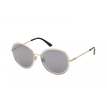 NINA RICCI Óculos de sol para mulher SNR320M58300Y Armação borboleta em acetato Lente cinzenta degradê 58mm
