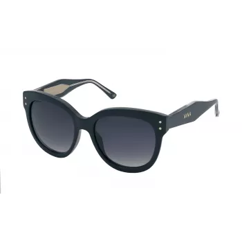 NINA RICCI Óculos de sol para mulher SNR3245509QL Havana Castanho Borboleta Armação em acetato Lentes castanhas degradê 55/18/140 mm