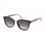 Óculos de sol de mulher NINA RICCI SNR3585401CK - armação de acetato preta, lentes cinzentas degradê, 54/19/140 mm