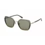 Óculos de sol de mulher NINA RICCI SNR359540AG1 - armação borboleta em acetato Havana com lentes degradê castanhas
