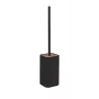 NINFEA Suporte para escova de sanita Preto mate