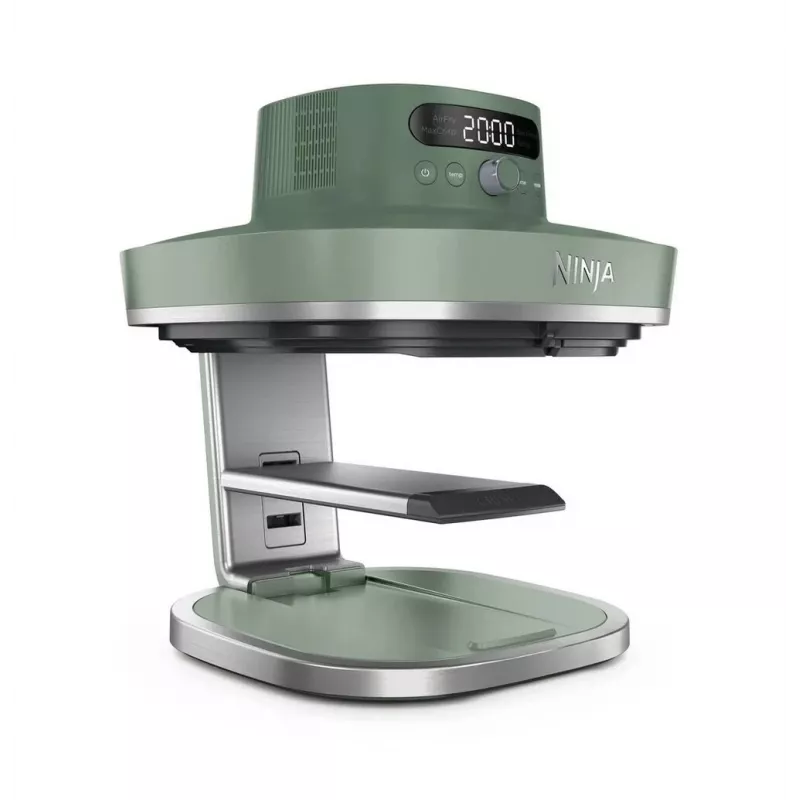 Ninja AS090EUGN 5-in-1 XL Fritadeira a ar de vidro Crispi Pro, 5,7 l, 2050 W, Verde-musgo
