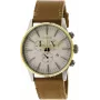 Relógio de homem NIXON A4052548 42mm aço inoxidável com pulseira de couro preta