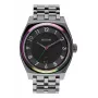 Relógio de homem NIXON A325-1698-00 40mm caixa em aço inoxidável bracelete de pele movimento de quartzo japonês