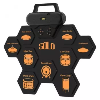 Bateria eletrónica roll-up NN SOLO USB-C MP3