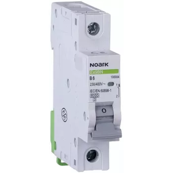 Disjuntor automático NOARK Ex9BN 1P C10 10A curva C 6kA 1 polo