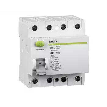 Interruptor diferencial NOARK Ex9L-N 4 polos 63A 100mA Tipo A 6kA