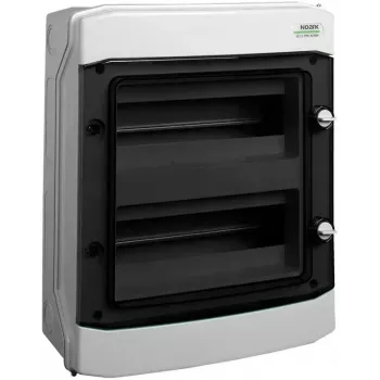 Noark PHS 24T FB Caixa de Distribuição de Sobrepor, IP65, 24 Módulos (2x12)