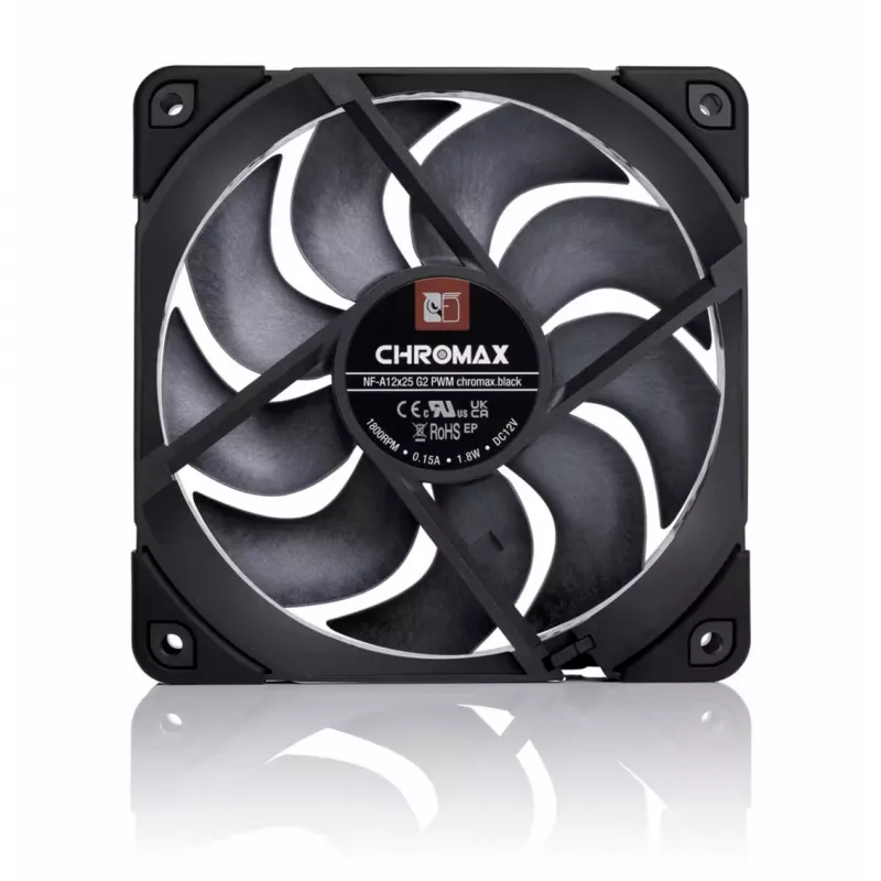 Noctua NF-A12x25 G2 PWM chromax.black ventoinha 120mm