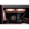 Arrefecedor de CPU a ar Noctua NL-LC1-24 Low-Profile para AMD AM4 (Ryzen) - preto/castanho