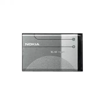 Bateria de iões de lítio Nokia BL-5C 850 mAh para Nokia 10X, 111, 12XX, 130, 16XX, 1800, 20X, 215, 222, 27XX, 31XX, C1, C2, X2, Asha 20X