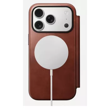 NOMAD Capa de Pele para iPhone 17 Pro com MagSafe e Carteira
