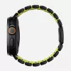 Pulseira NOMAD Stratos Band - pulseira de titânio para Apple Watch 49mm com FKM (Black Titanium, Volt FKM)