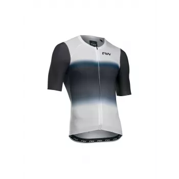 Jersey de ciclismo de manga curta Northwave Blade Air homem branco/preto tamanho L