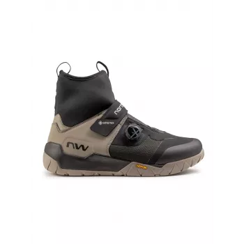 Northwave Multicross Plus Sapatos de bicicleta - Preto / EU 42 - Sola Vibram Fort Augustus, fecho rotativo SLW3, compatível com SPD