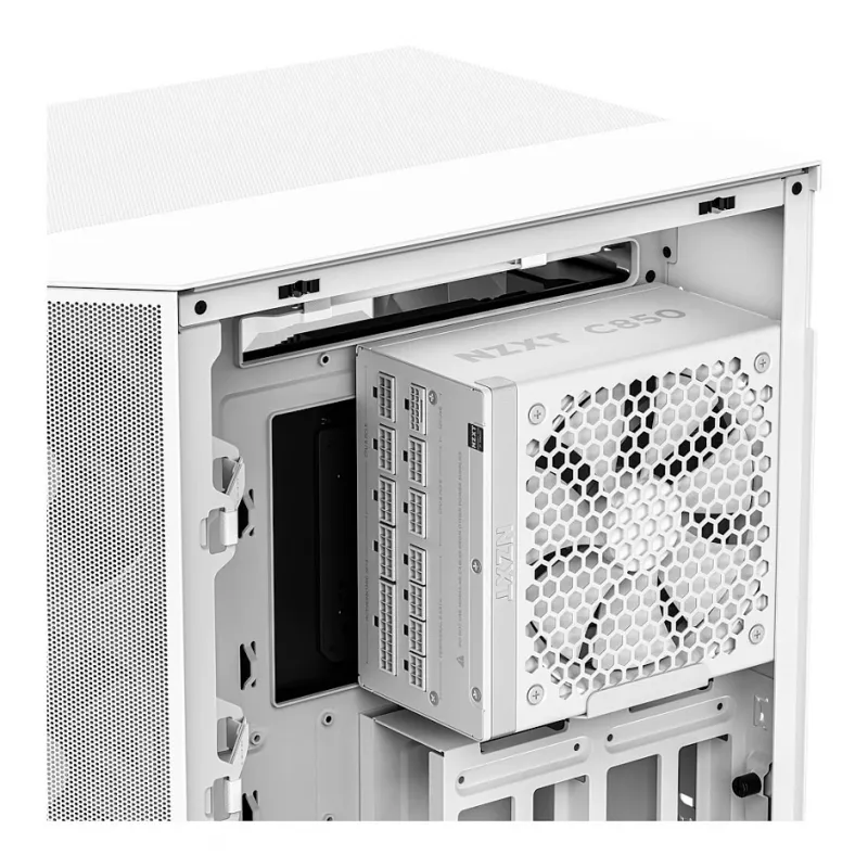 Fonte de alimentação NZXT C850 Gold ATX 3.1 totalmente modular - 850W, 80 PLUS Gold, branco