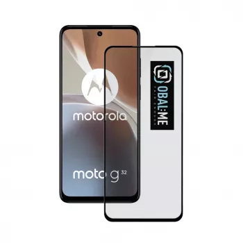 OBAL:ME Protetor de Ecrã de Vidro 5D para Motorola G32 Preto