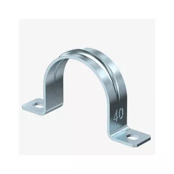 OBO 605 40 G Abraçadeira de fixação em duas partes 40mm aço eletrozincado