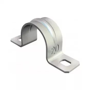 OBO BETTERMANN 605 47 G Abraçadeira de tubo em duas partes 47 mm aço eletrozincado
