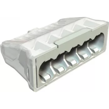 OBO BETTERMANN 61 525 LGR Conector push-in de 5 polos 0,5-2,5mm² cinzento claro RAL7035 2054507