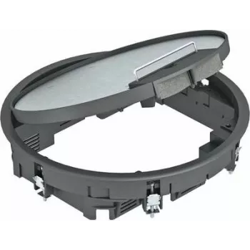 OBO Bettermann GESR7 10U módulo de equipamento para montagem universal, preto 7405452