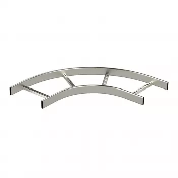 OBO Bettermann KS90-200 R=300 HDG Curva de 90° para calha de cabos de 200mm de largura