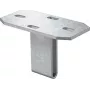 OBO Bettermann KU 7 Placa de base para poste de suporte US 7, aço galvanizado a quente, 100x100x7 mm 6349102