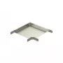OBO Bettermann TRAY CORNER RS90-60-300 PG 2PCS - Curva horizontal de calha de cabos a 90°, 60x300mm, aço galvanizado por imersão, 2 unid.