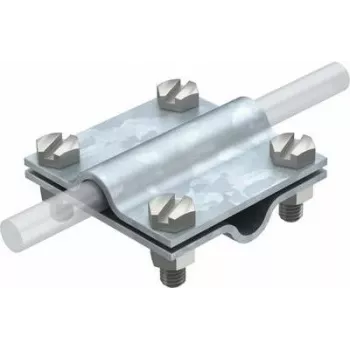 OBO Bettermann Conector cruzado vertical 8-10x8-10 mm aço eletrogalvanizado Tipo 251 (5312035)