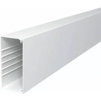 Calha de parede e teto para cabos OBO BETTERMANN WDK80170RW 80x170x2000mm PVC branco-puro RAL 9010 6191304