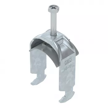 OBO BS-H1-K-40 FT Abraçadeira em U, galvanizada a quente, 34-40 mm, M6