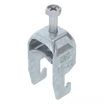 OBO BS-U1-M-22 FT Abraçadeira em U 2056 16-22 mm galvanizada a quente 1186516