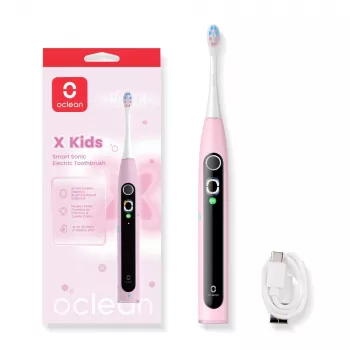 Escova de dentes elétrica Oclean X Kids rosa