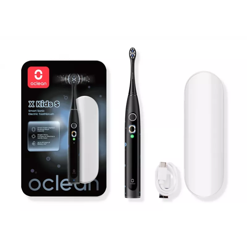Escova de dentes elétrica OCLEAN X Kids S preto
