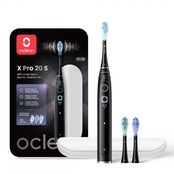 OCLEAN X Pro 20 S escova de dentes elétrica preta