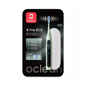 Escova de dentes elétrica OCLEAN X Pro 20 S verde