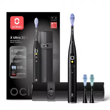 Escova de dentes elétrica OCLEAN X Ultra 20 S preto