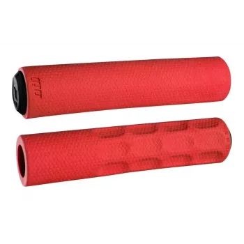 Odi Vapor F-1 punhos - preto, 130 mm, punhos de guiador MTB push-on com composto A.I.R.E.